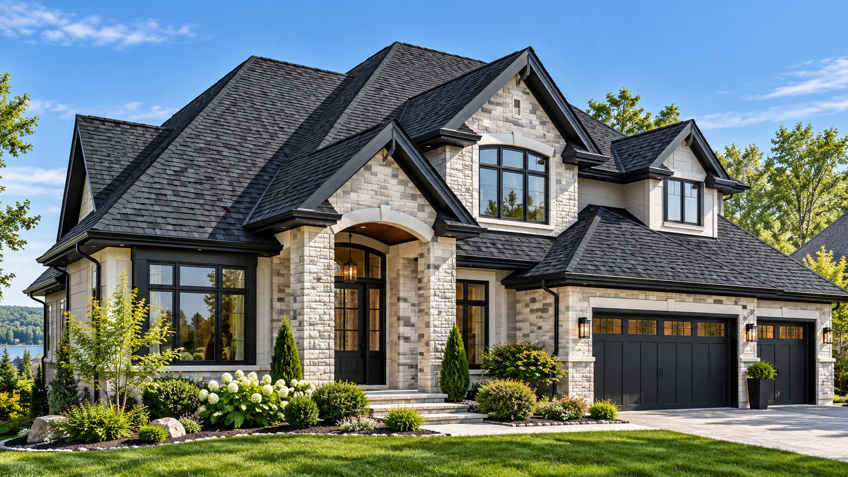 Shingle roofing